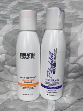 Keratin Complex - Smoothing Therapy Shampoo & Debrass & Brighten Conditioner SET